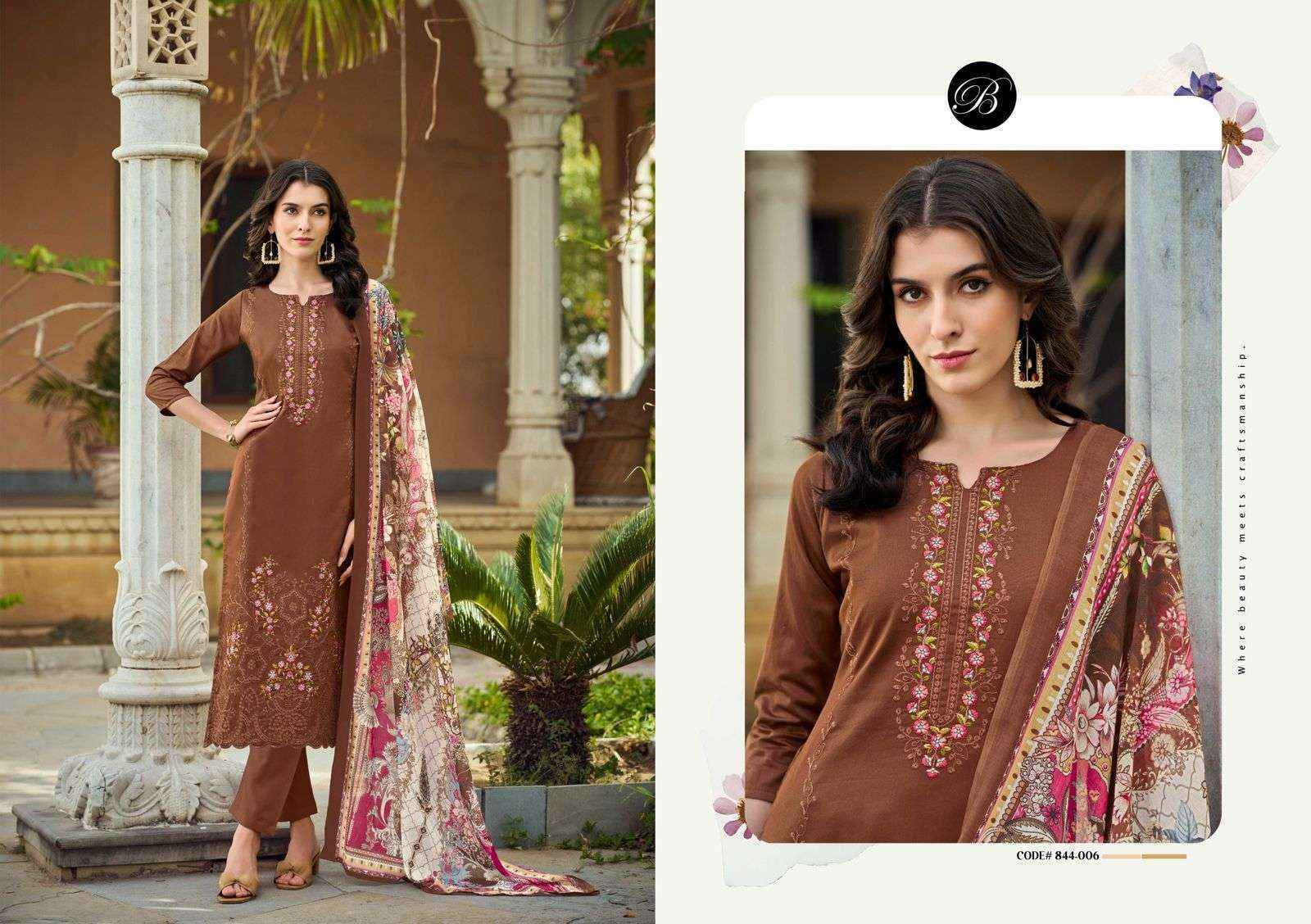 Belliza Zarqash Vol-5 Jam Cotton Dress Material (6 pcs Catalogue)