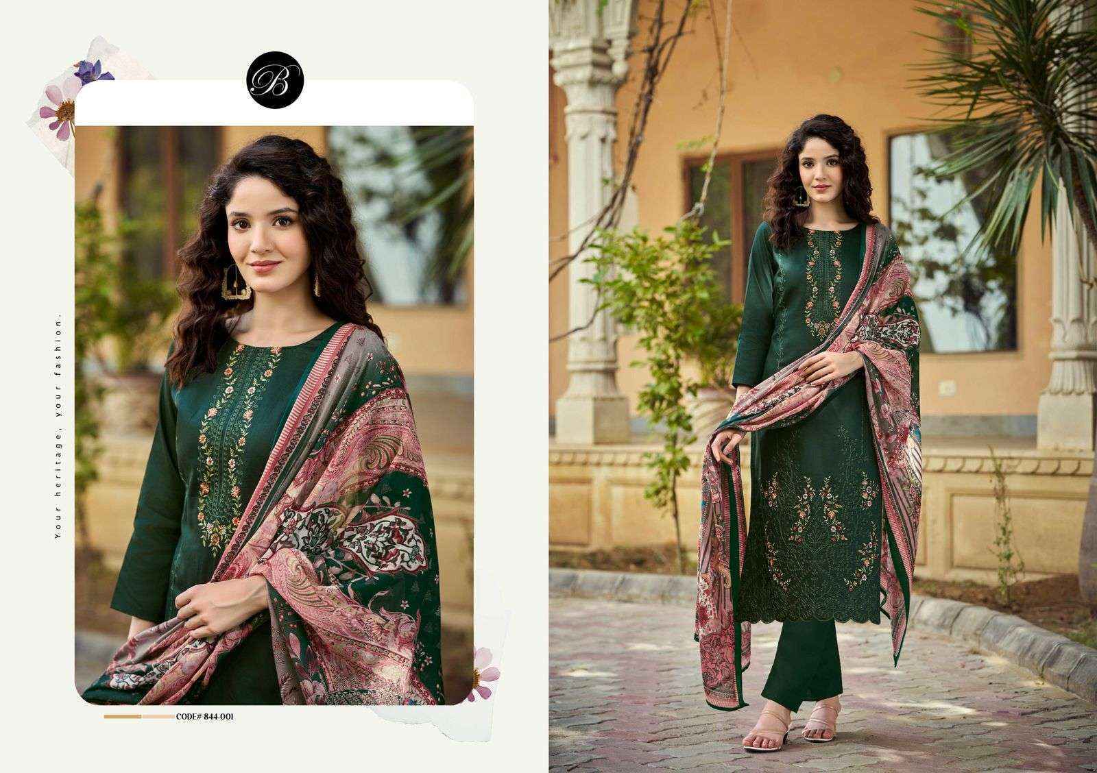 Belliza Zarqash Vol-5 Jam Cotton Dress Material (6 pcs Catalogue)