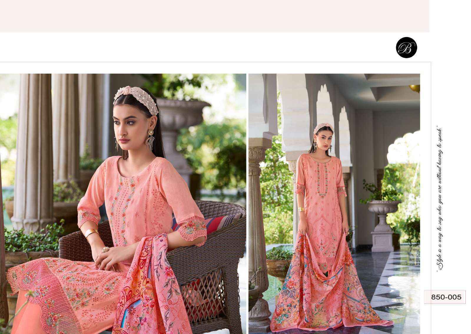 Belliza Zoya Vol-2 Cotton Dress Material (6 pcs Catalogue)