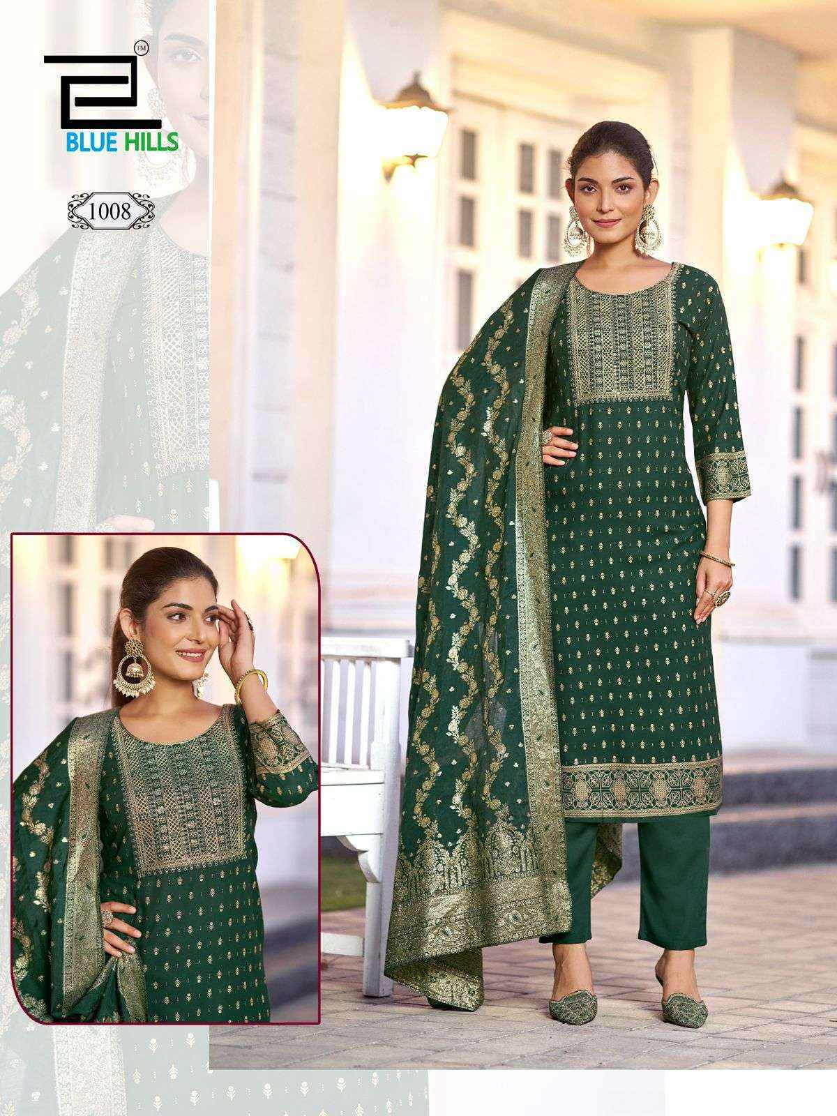 Blue Hills Madhuri Rayon Readymade Suit (8 pcs Catalogue)