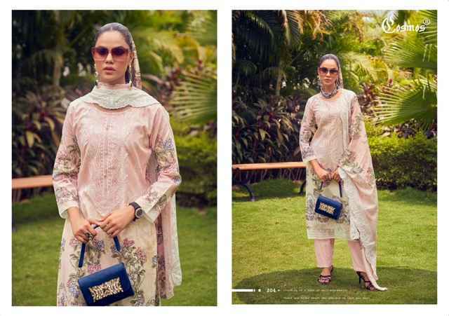 Cosmos Needle Wonder Vol-2 Lawn Cotton Dress Material (8 pcs Catalogue)