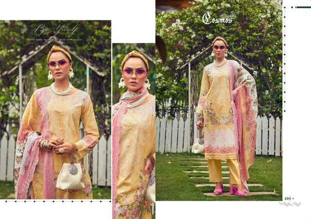 Cosmos Needle Wonder Vol-2 Lawn Cotton Dress Material (8 pcs Catalogue)