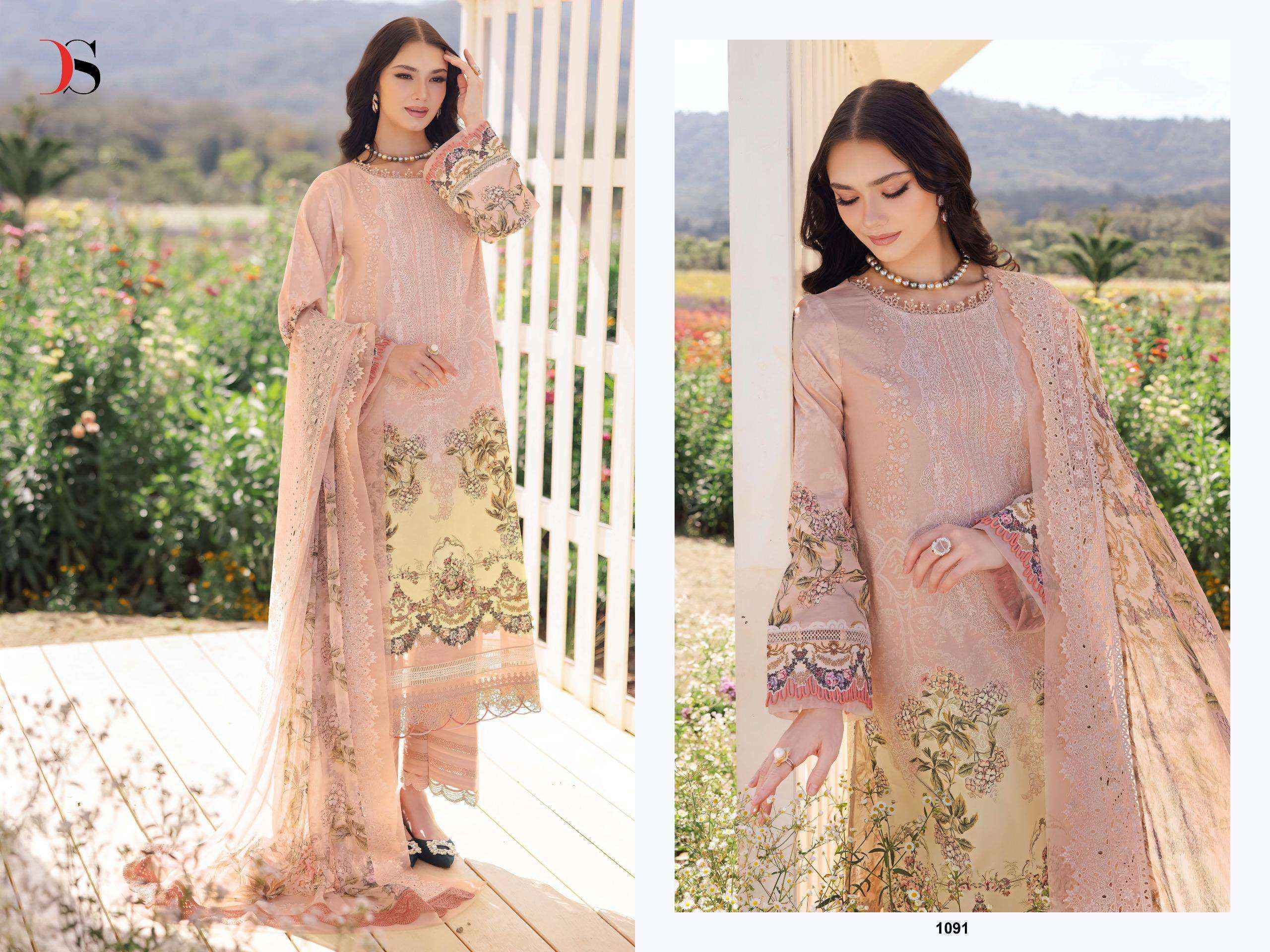 Deepsy Jade Needle Wonder-2025 Nx Cotton Dress Material (6 pcs Catalogue)