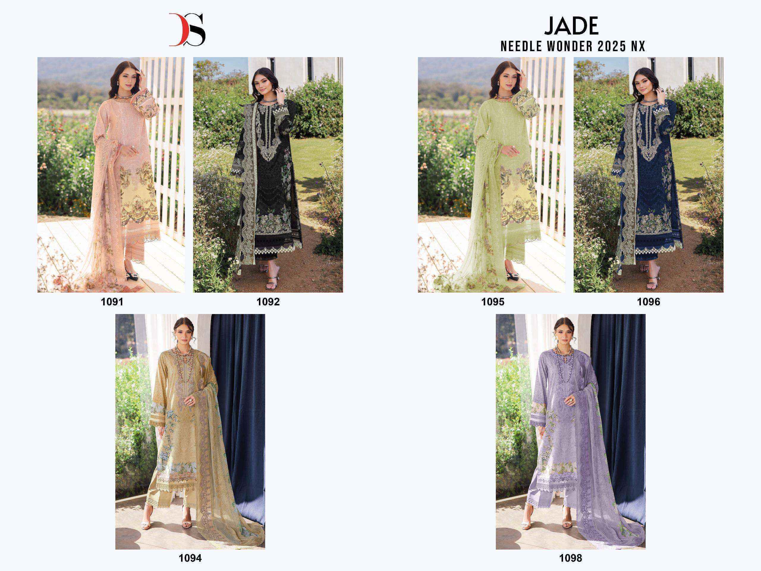 Deepsy Jade Needle Wonder-2025 Nx Cotton Dress Material (6 pcs Catalogue)