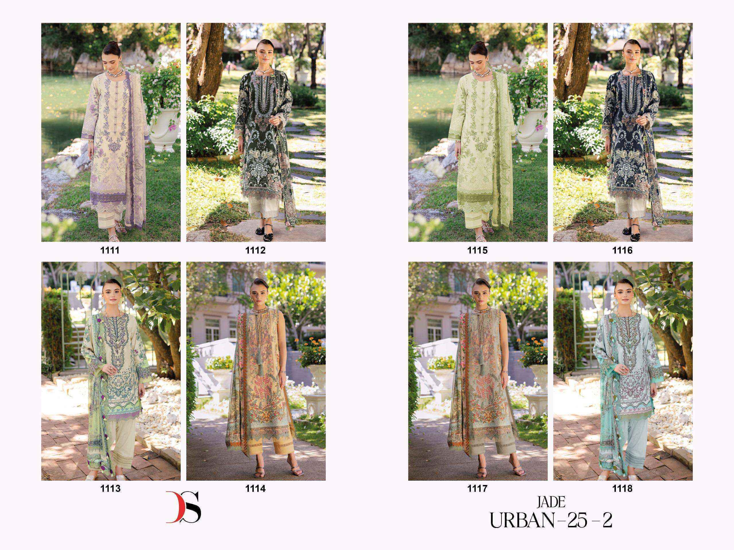 Deepsy Jade Urban 25-2 Cotton Dress Material (8 pcs Catalogue)