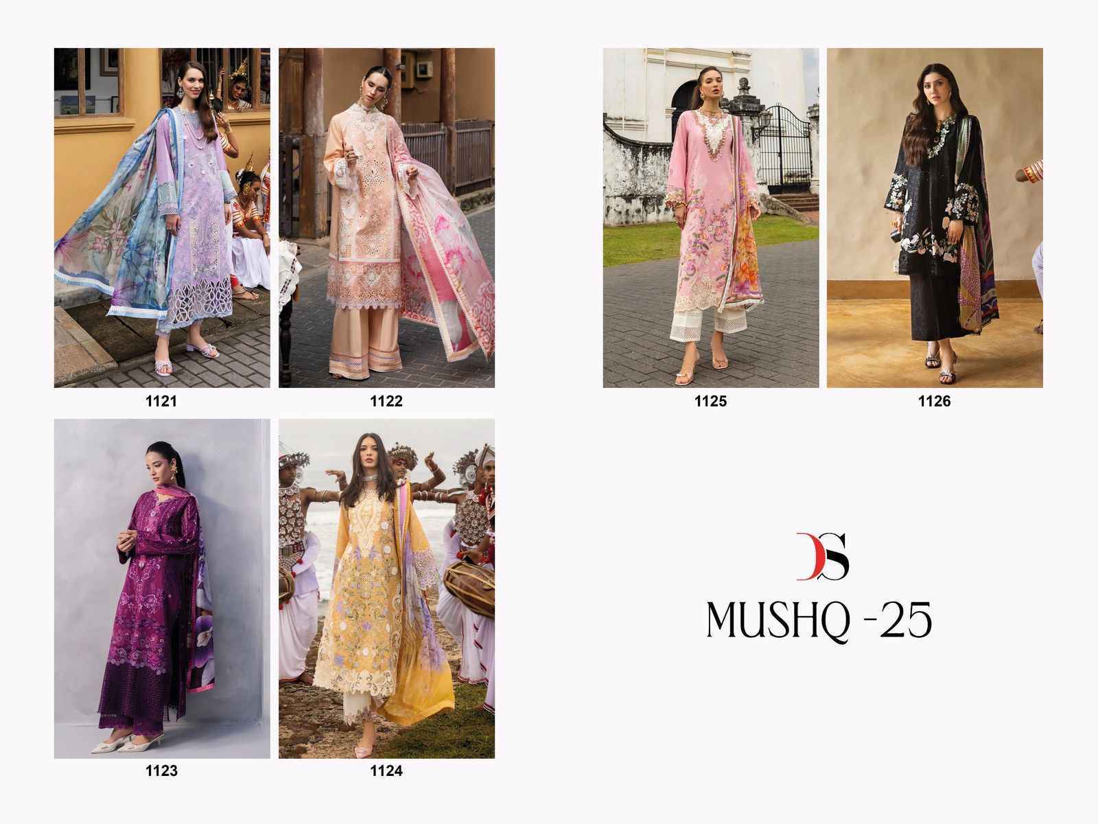 Deepsy Mushq Vol-25 Cotton Dress Material (6 pcs Catalogue)