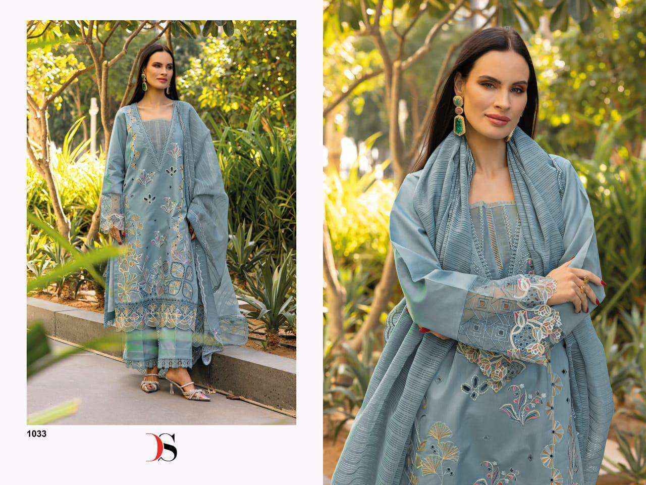 Deepsy Qalamkar Lawn 25 Nx Cotton Dress Material 3 pcs Catalogue