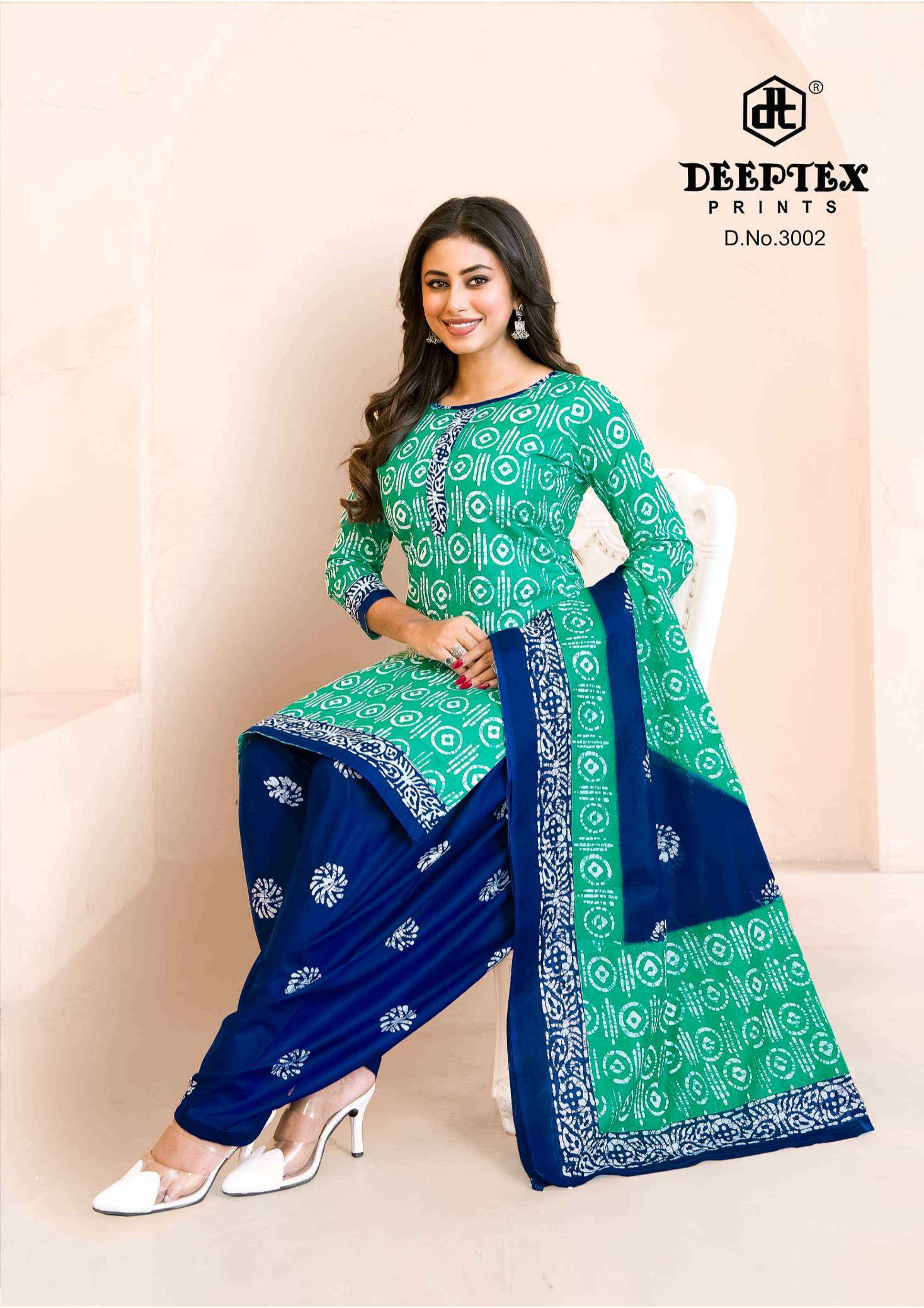 Deeptex Batik Plus Vol-30 Cotton Dress Material (10 pcs Catalogue)
