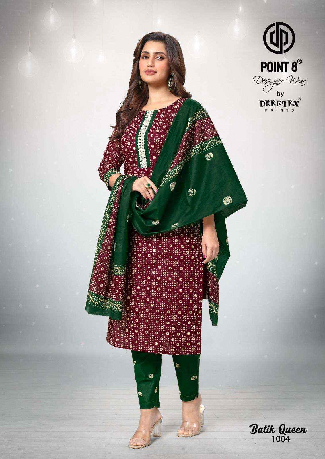 Deeptex Batik Queen Vol-1 Readymade Cotton Dress (10 pcs Catalogue)