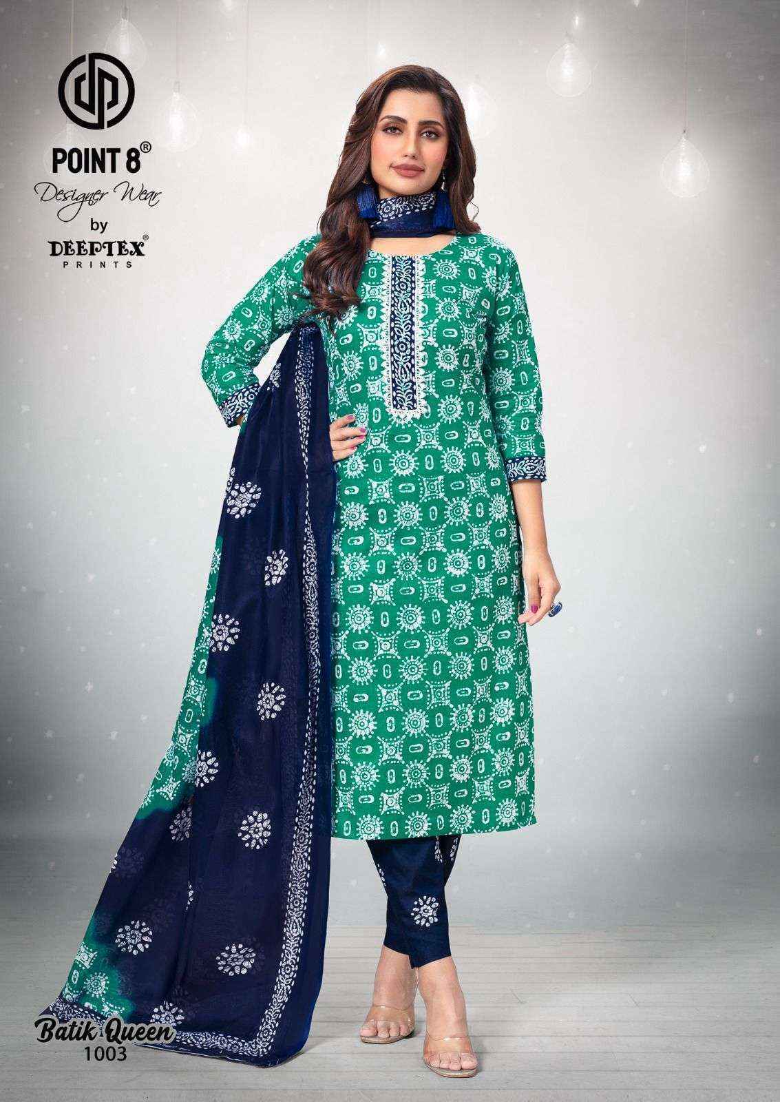 Deeptex Batik Queen Vol-1 Readymade Cotton Dress (10 pcs Catalogue)
