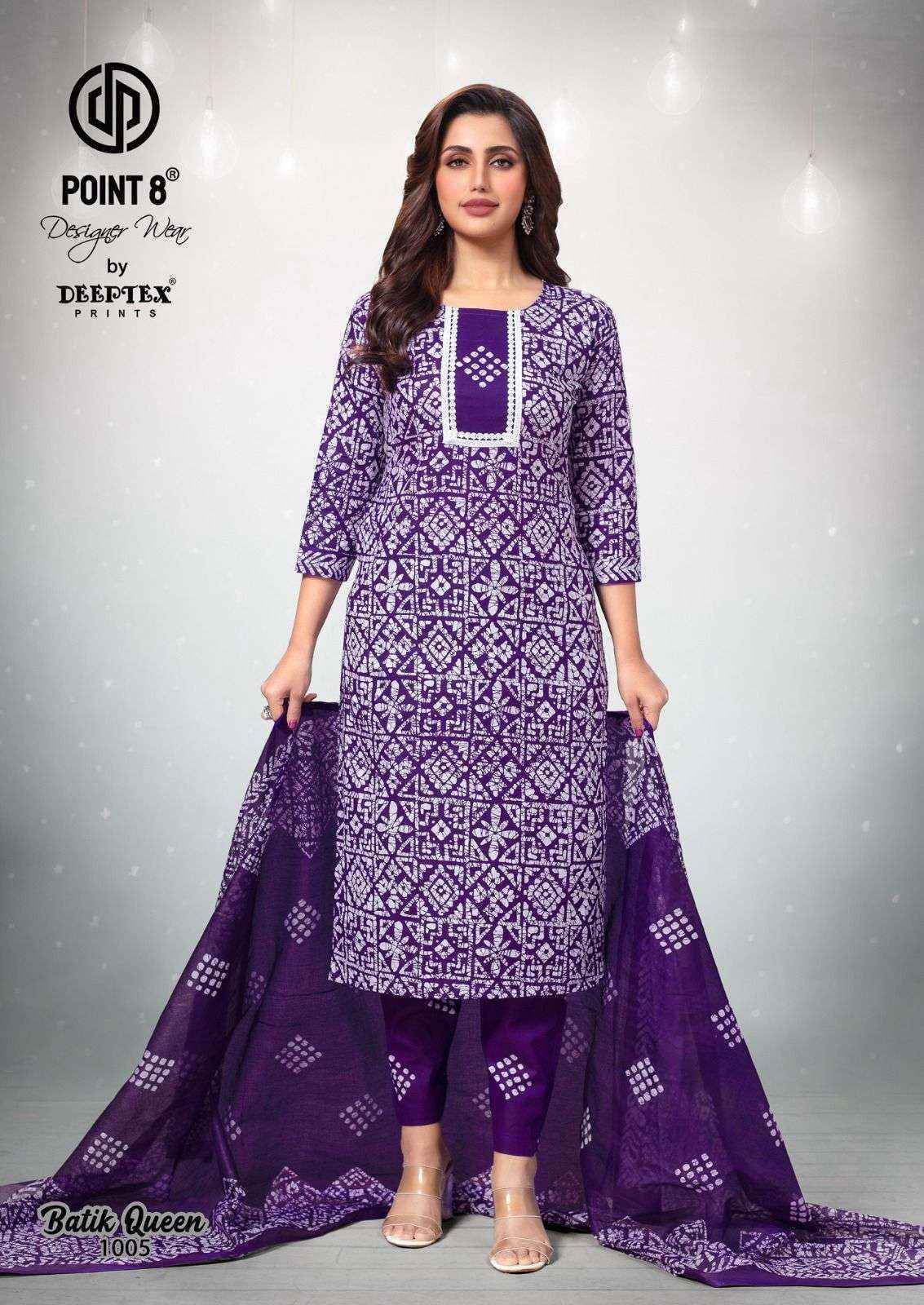 Deeptex Batik Queen Vol-1 Readymade Cotton Dress (10 pcs Catalogue)