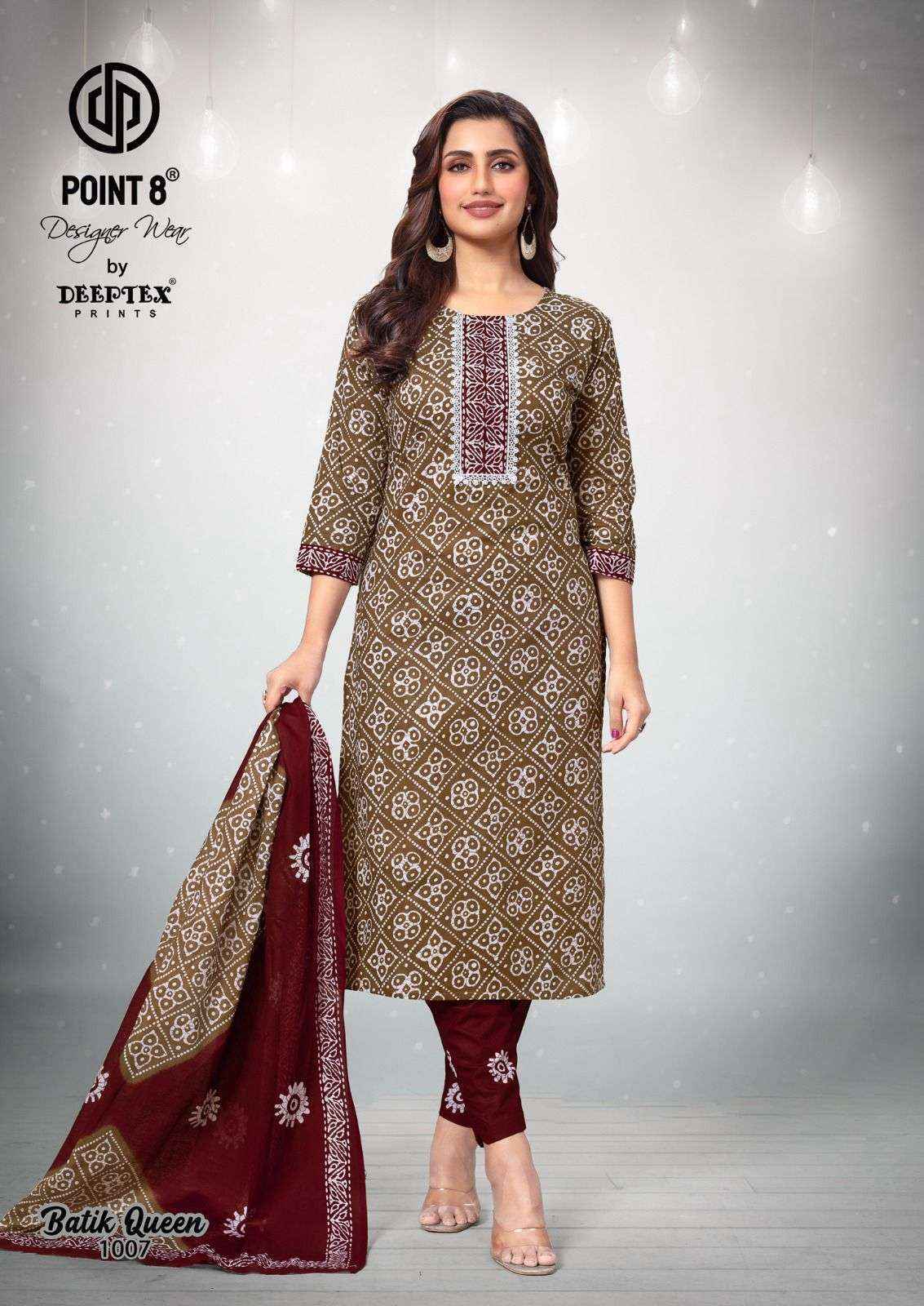 Deeptex Batik Queen Vol-1 Readymade Cotton Dress (10 pcs Catalogue)
