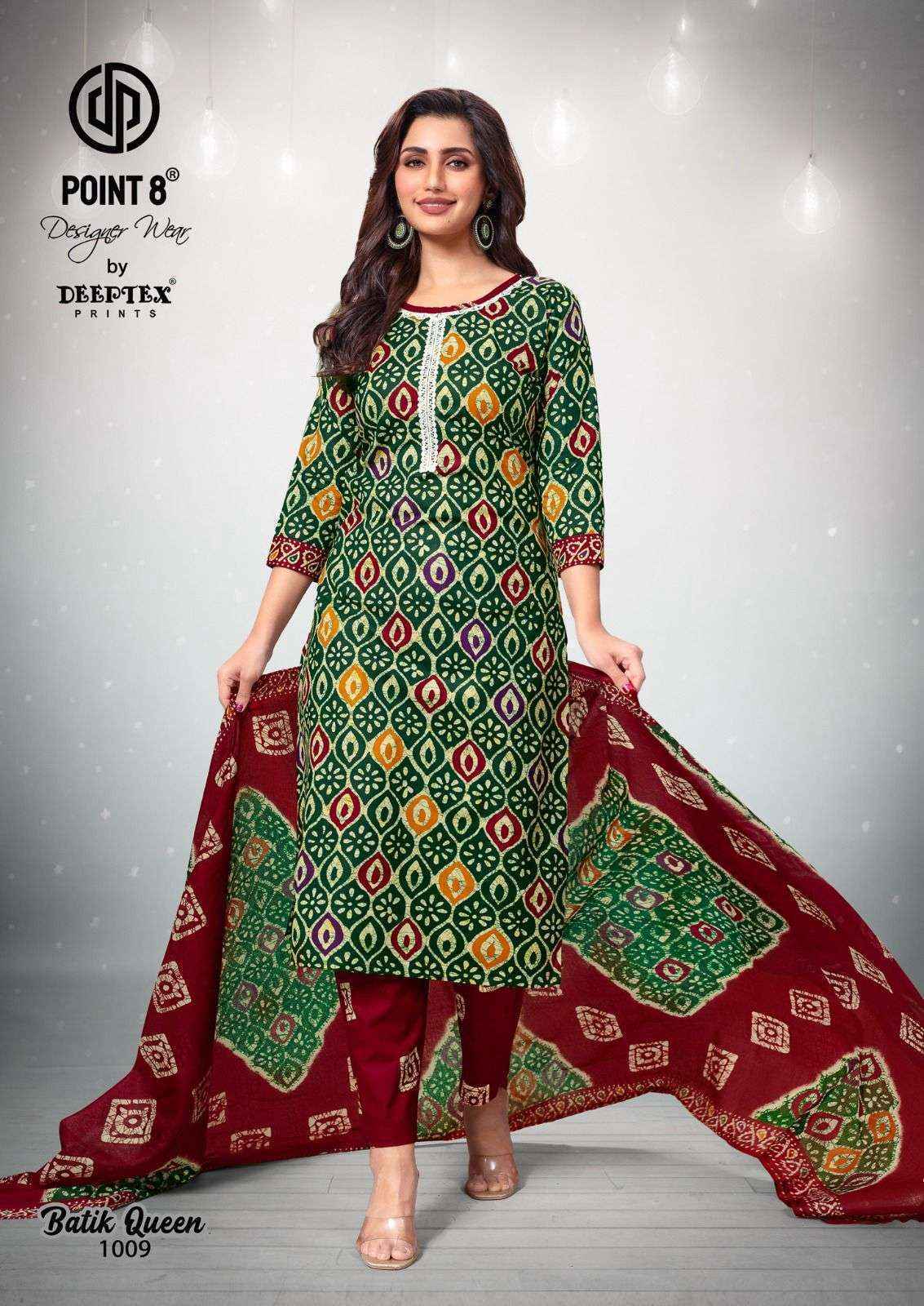 Deeptex Batik Queen Vol-1 Readymade Cotton Dress (10 pcs Catalogue)
