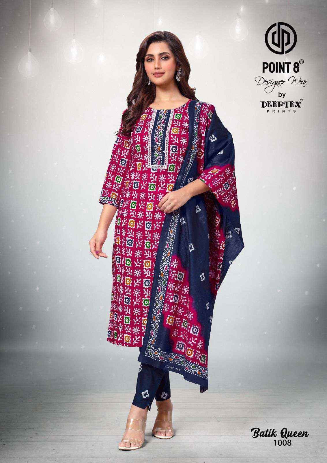 Deeptex Batik Queen Vol-1 Readymade Cotton Dress (10 pcs Catalogue)