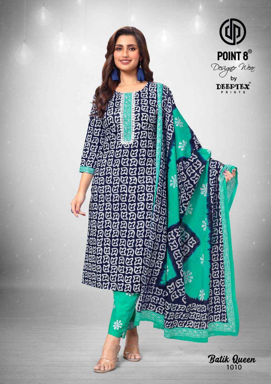 Deeptex Batik Queen Vol-1 Readymade Cotton Dress (10 pcs Catalogue)