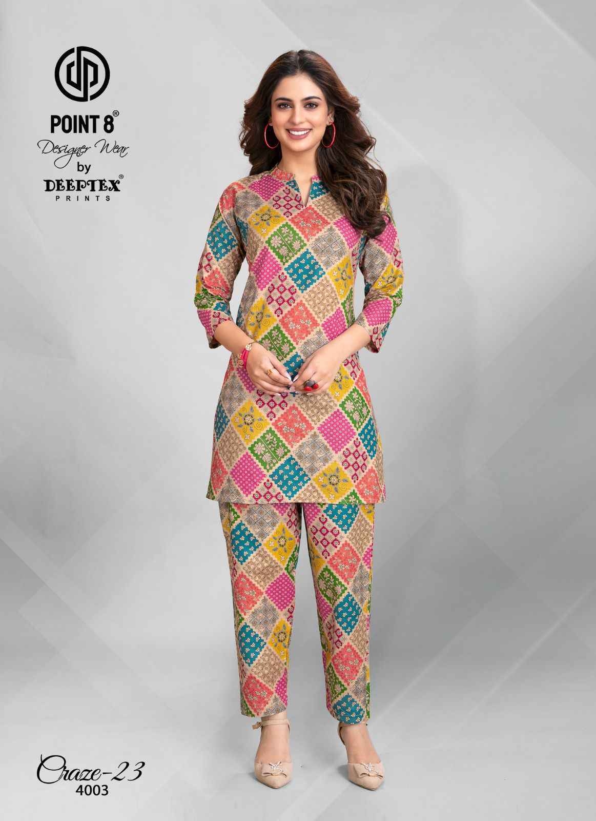 Deeptex Craze Vol 23 Vol 4 Cotton Co Ord Set 10 pcs Catalogue