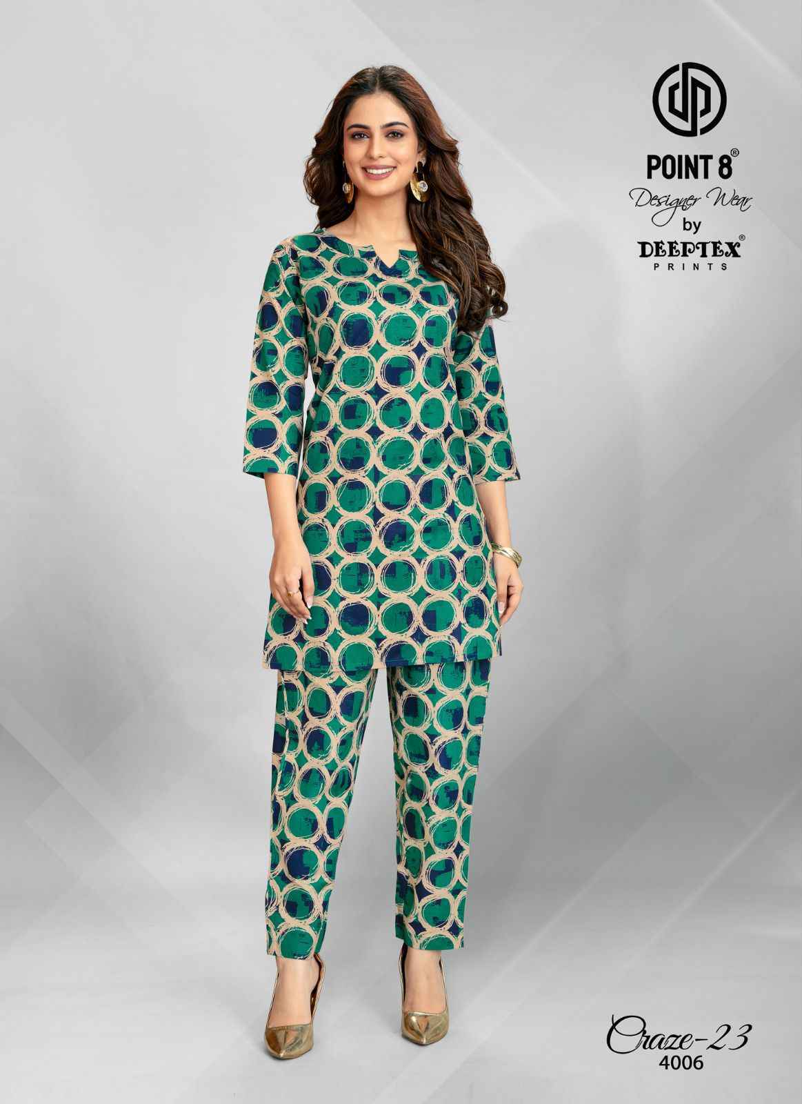 Deeptex Craze Vol 23 Vol 4 Cotton Co Ord Set 10 pcs Catalogue