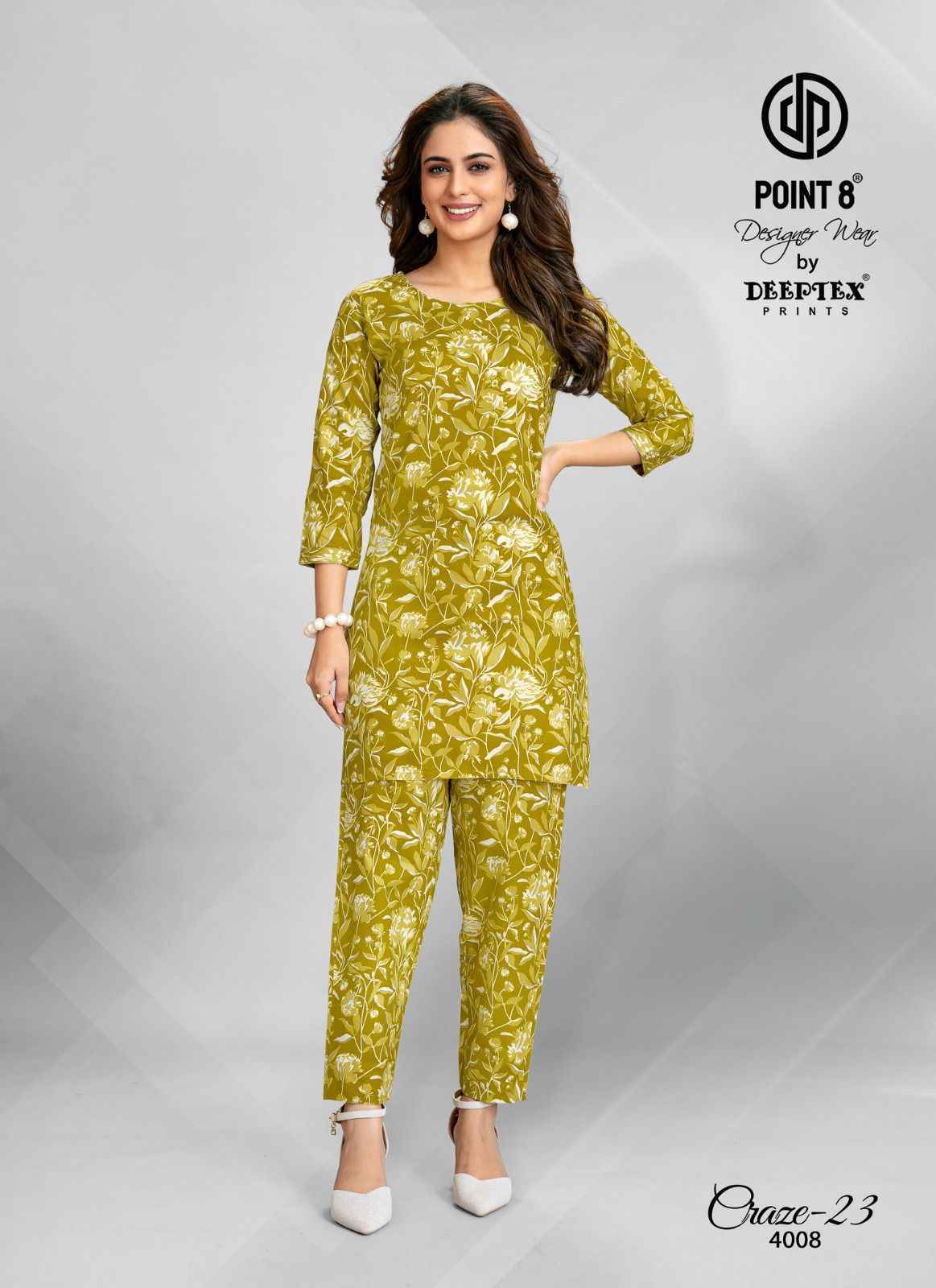 Deeptex Craze Vol 23 Vol 4 Cotton Co Ord Set 10 pcs Catalogue