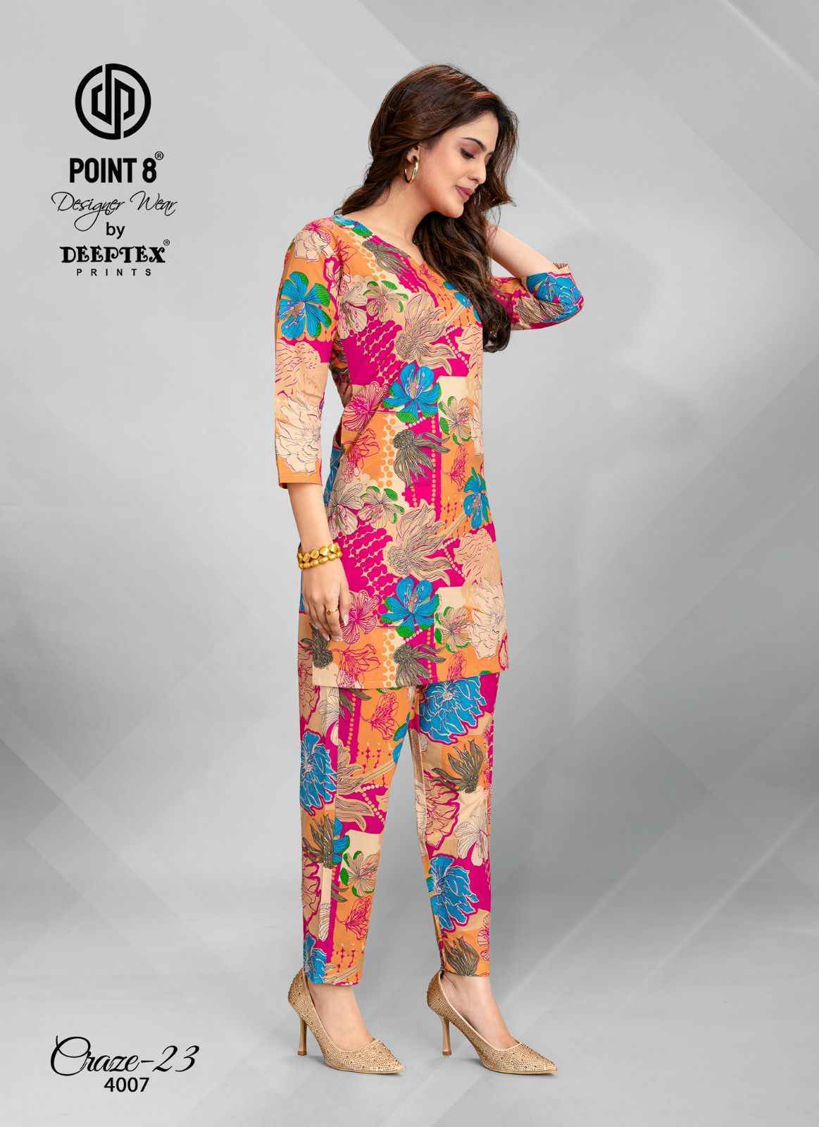 Deeptex Craze Vol 23 Vol 4 Cotton Co Ord Set 10 pcs Catalogue