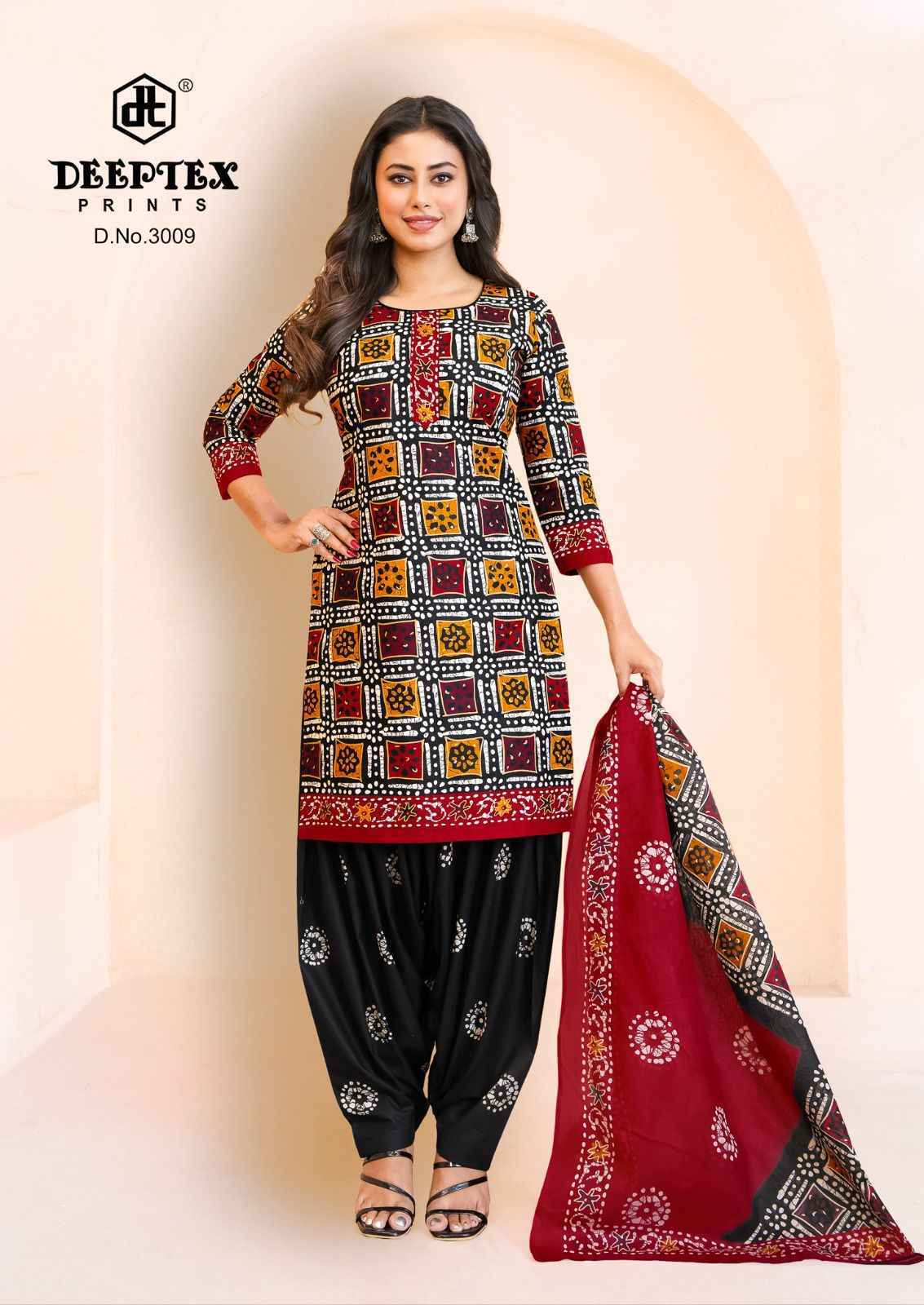 Deeptex Prints Batik Plus Vol-30 Cotton Dress Material (10 pcs Catalogue)