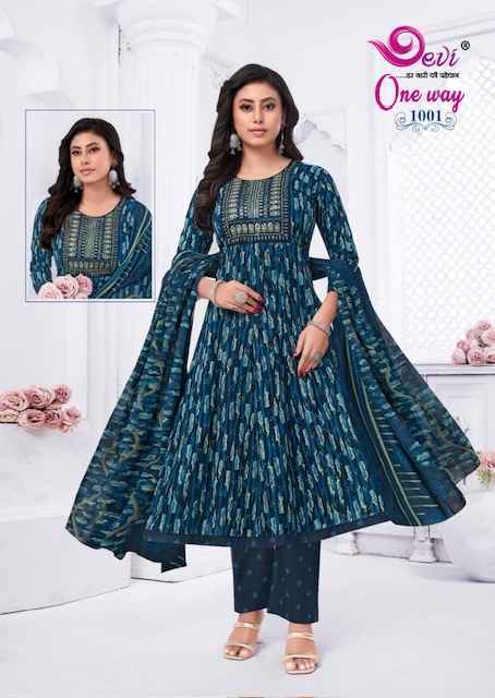 Devi One Way Vol- 1 Readymade Cotton Dress (12 pcs Catalogue)