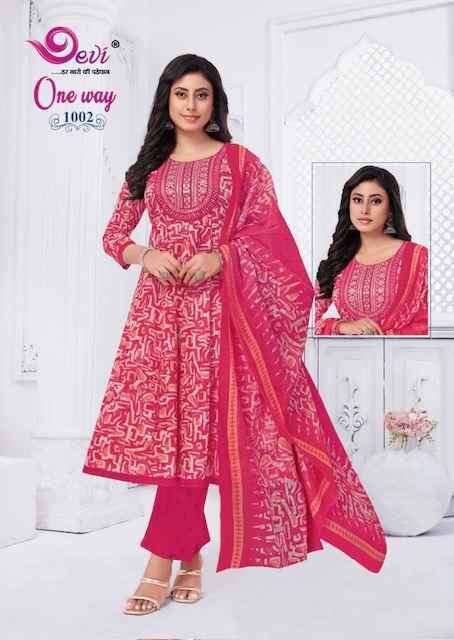 Devi One Way Vol- 1 Readymade Cotton Dress (12 pcs Catalogue)