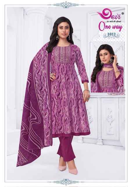 Devi One Way Vol- 1 Readymade Cotton Dress (12 pcs Catalogue)