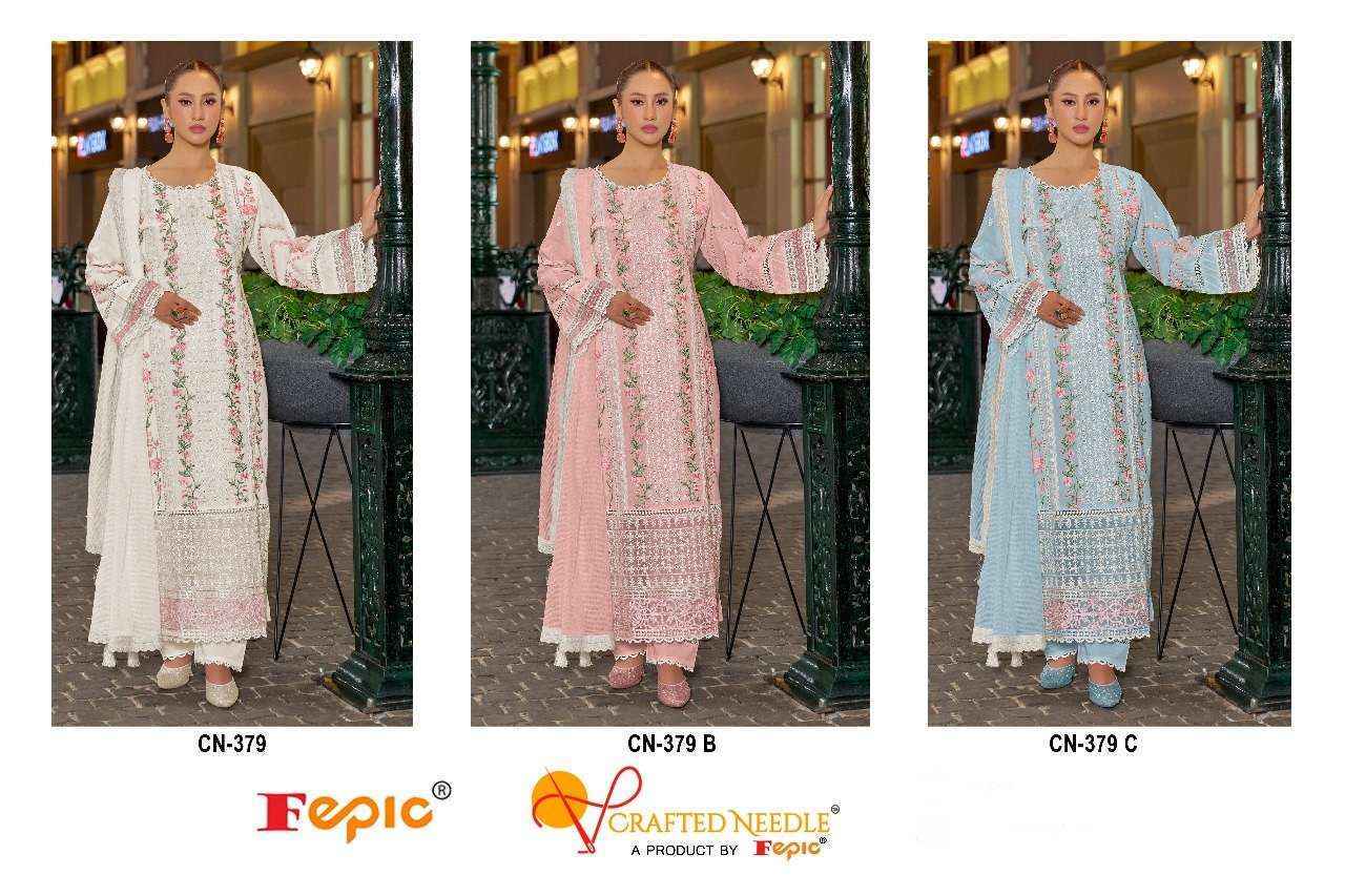 Fepic Crafted Needle Cn-379 Readymade Cotton Dress (3 pcs Catalogue)