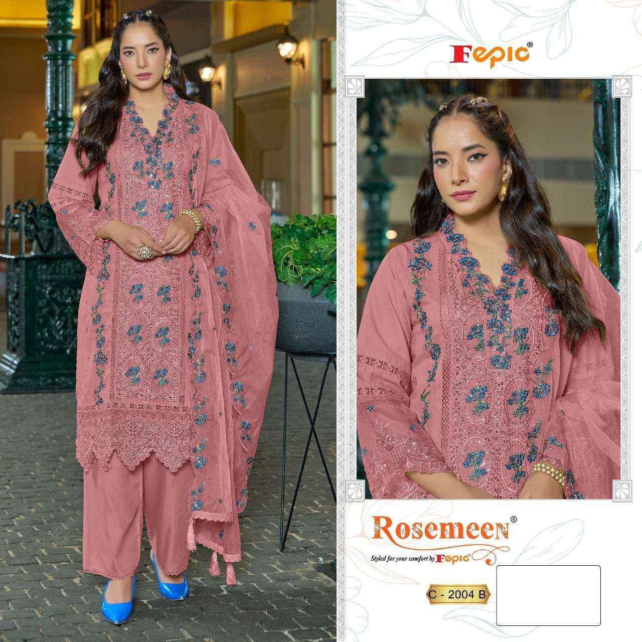 Fepic Rosemeen C-2004 Cotton Dress Material (3 pcs Catalogue)