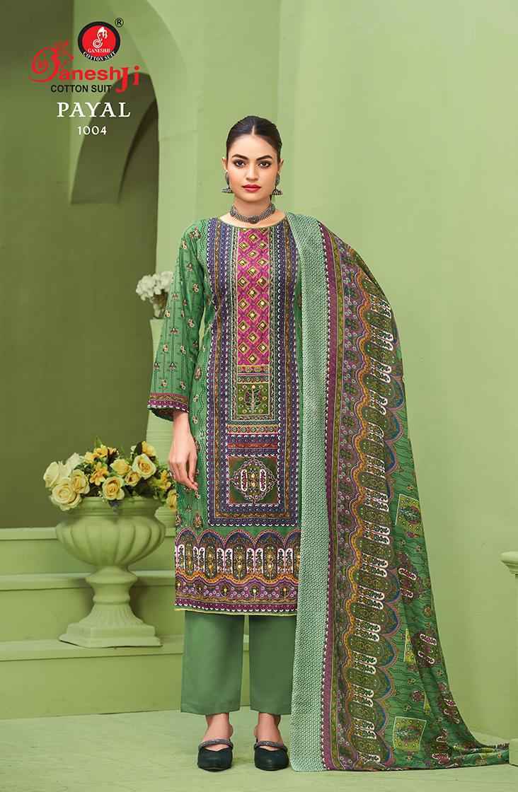 Ganesh Ji Payal Vol-1 Cotton Dress Material (8 pcs Catalogue)