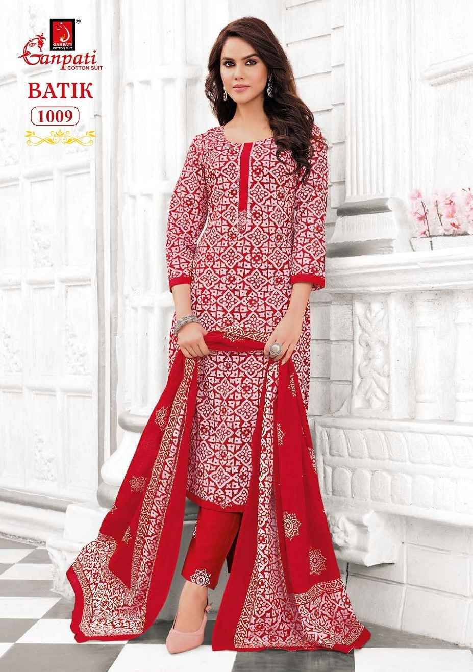Ganpati Batik Vol 10 Readymade Cotton Dress 15 pcs Catalogue