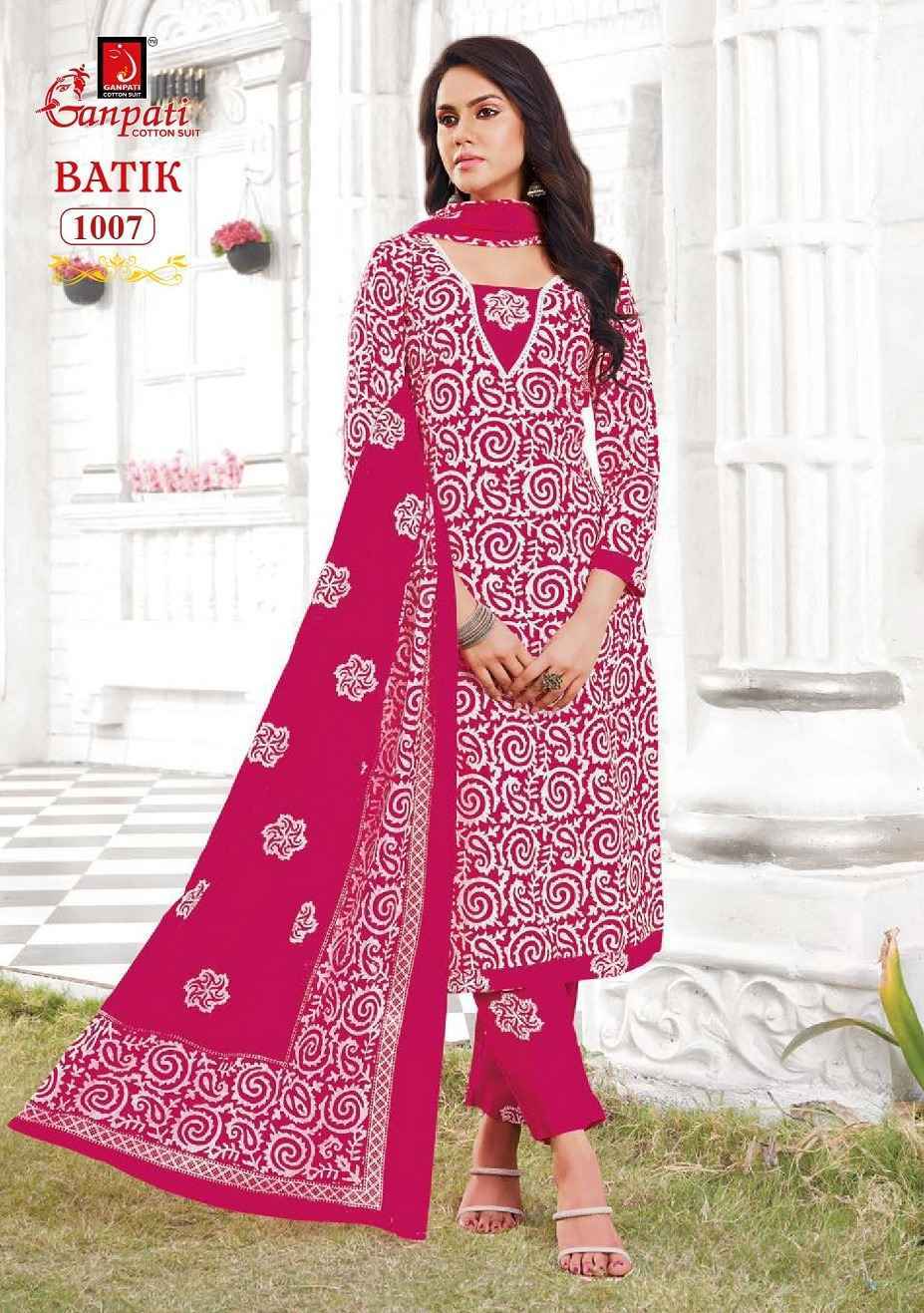 Ganpati Batik Vol 10 Readymade Cotton Dress 15 pcs Catalogue