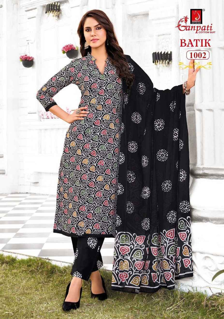 Ganpati Batik Vol 10 Readymade Cotton Dress 15 pcs Catalogue