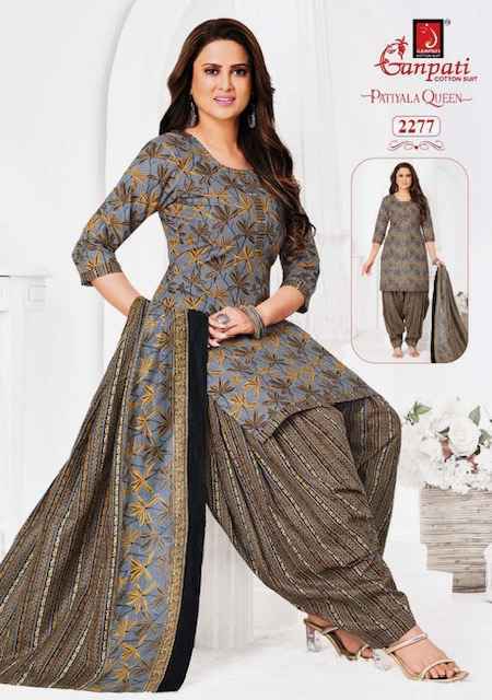 Ganpati Patiyala Queen Vol 11 Readymade Cotton Dress 15 pcs Catalogue