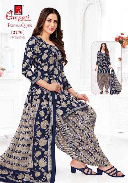 Ganpati Patiyala Queen Vol 11 Readymade Cotton Dress 15 pcs Catalogue