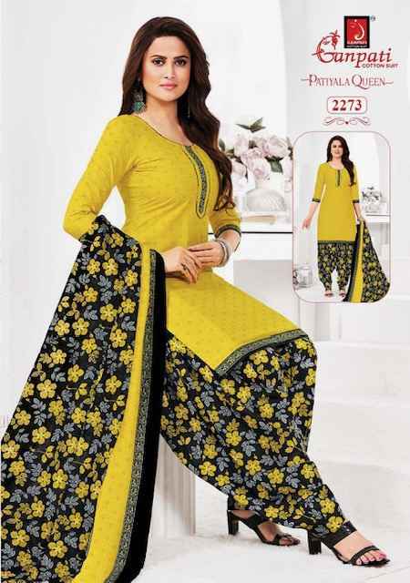 Ganpati Patiyala Queen Vol 11 Readymade Cotton Dress 15 pcs Catalogue