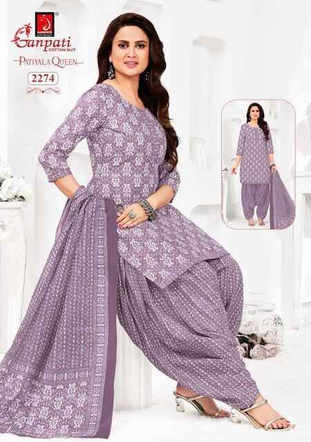 Ganpati Patiyala Queen Vol 11 Readymade Cotton Dress 15 pcs Catalogue