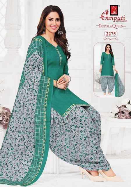 Ganpati Patiyala Queen Vol 11 Readymade Cotton Dress 15 pcs Catalogue
