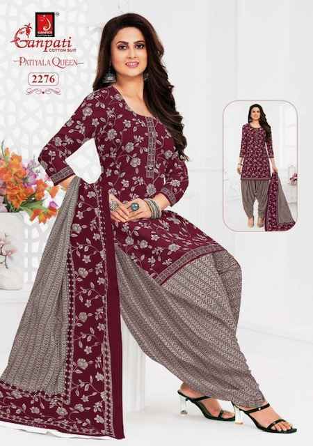 Ganpati Patiyala Queen Vol 11 Readymade Cotton Dress 15 pcs Catalogue