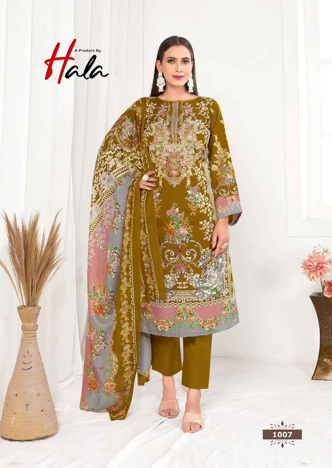 Hala Aayat Vol-1 Cotton Dress Material (8 pcs Catalogue)