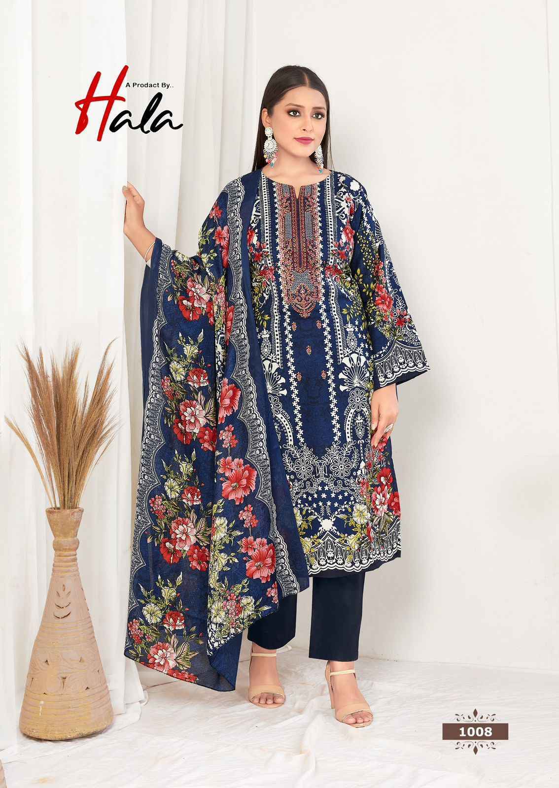 Hala Aayat Vol-1 Cotton Dress Material (8 pcs Catalogue)