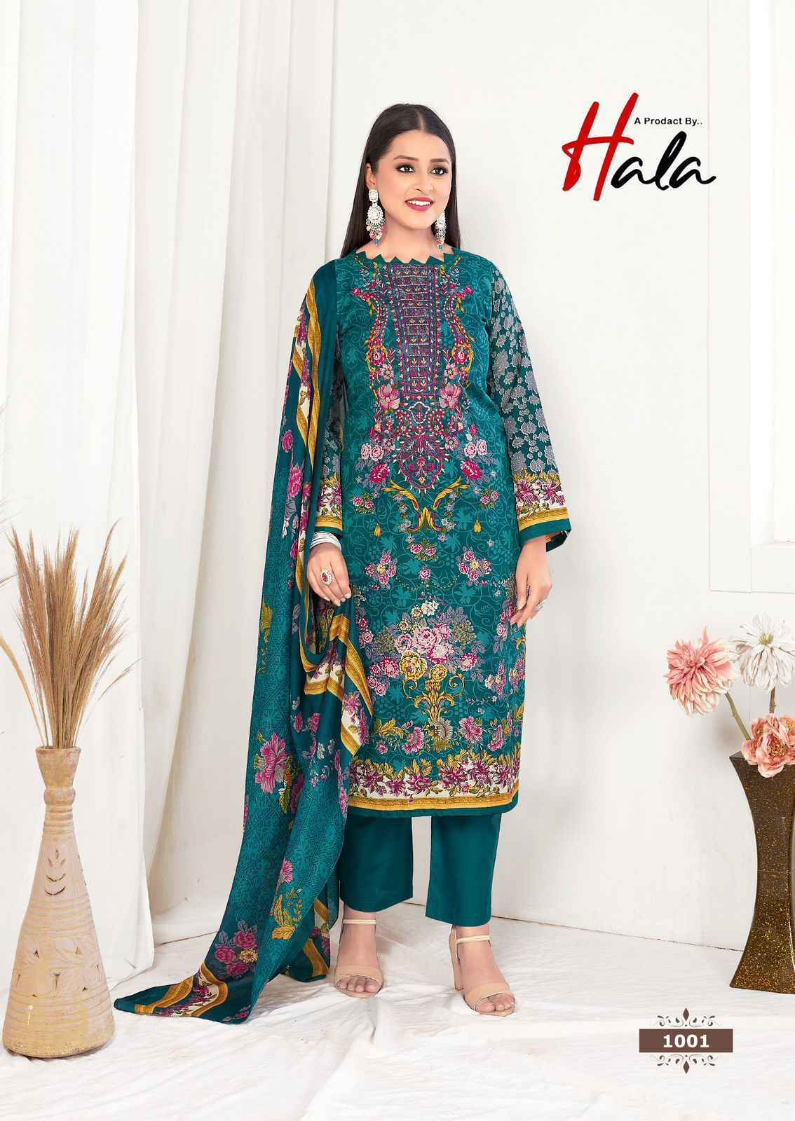 Hala Aayat Vol-1 Cotton Dress Material (8 pcs Catalogue)