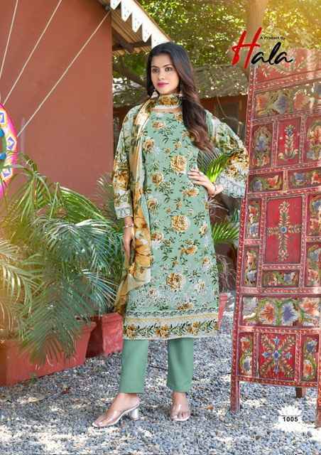 Hala Mira Nur Chikankari Vol 1 Cotton Dress Material 6 pcs Catalogue