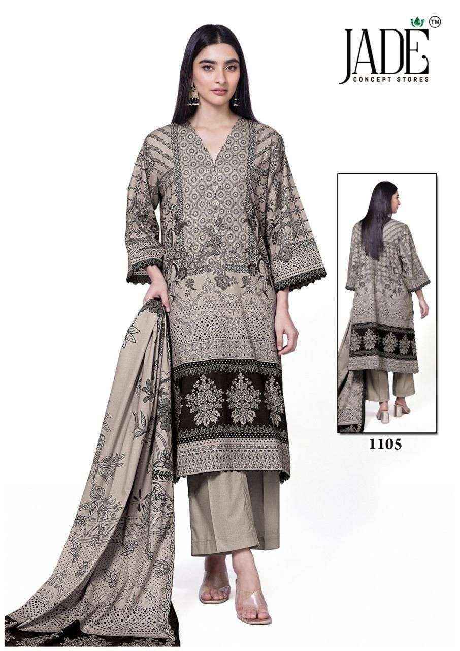 Jade Bin Saeed Heavy Luxury Vol-11 Readymade Cotton Dress (6 pcs Catalogue)