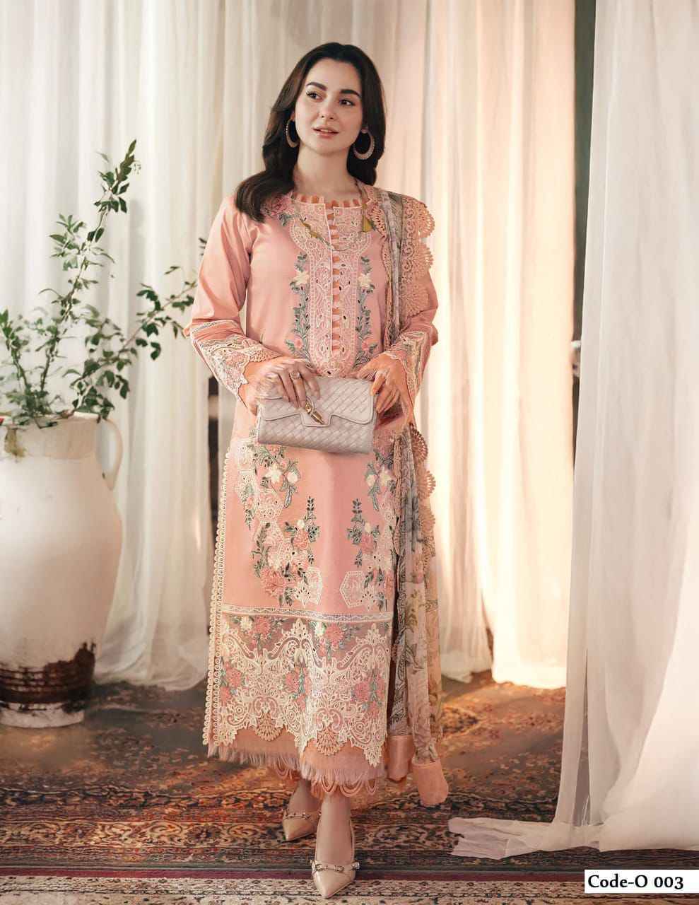 Jade Ombre Intezar Cotton Dress Material (6 pc Cataloge)