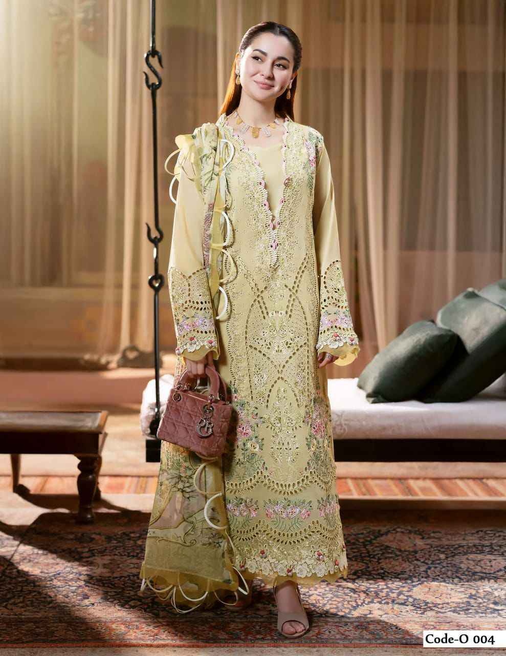 Jade Ombre Intezar Cotton Dress Material (6 pc Cataloge)