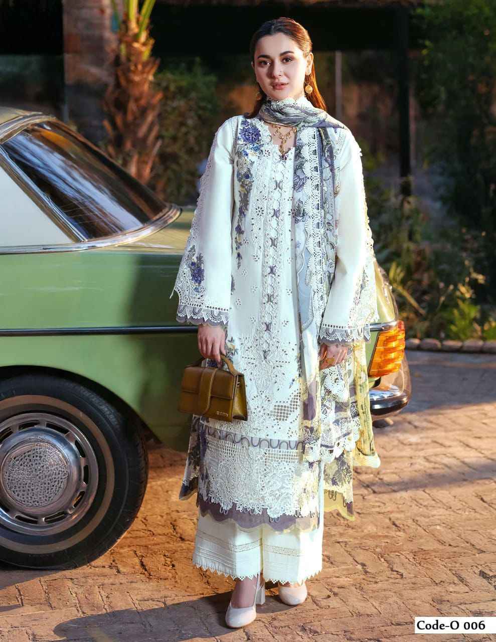 Jade Ombre Intezar Cotton Dress Material (6 pc Cataloge)