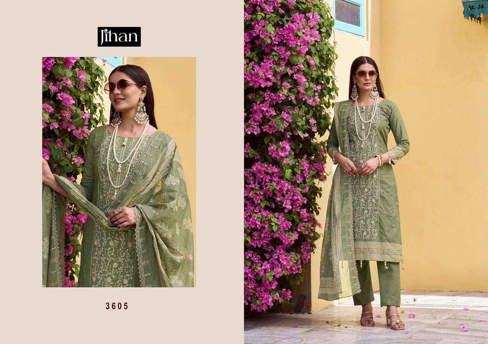 Jihan Bin Saeed Vol -17 Cotton Dress Material (4 pcs Catalogue)