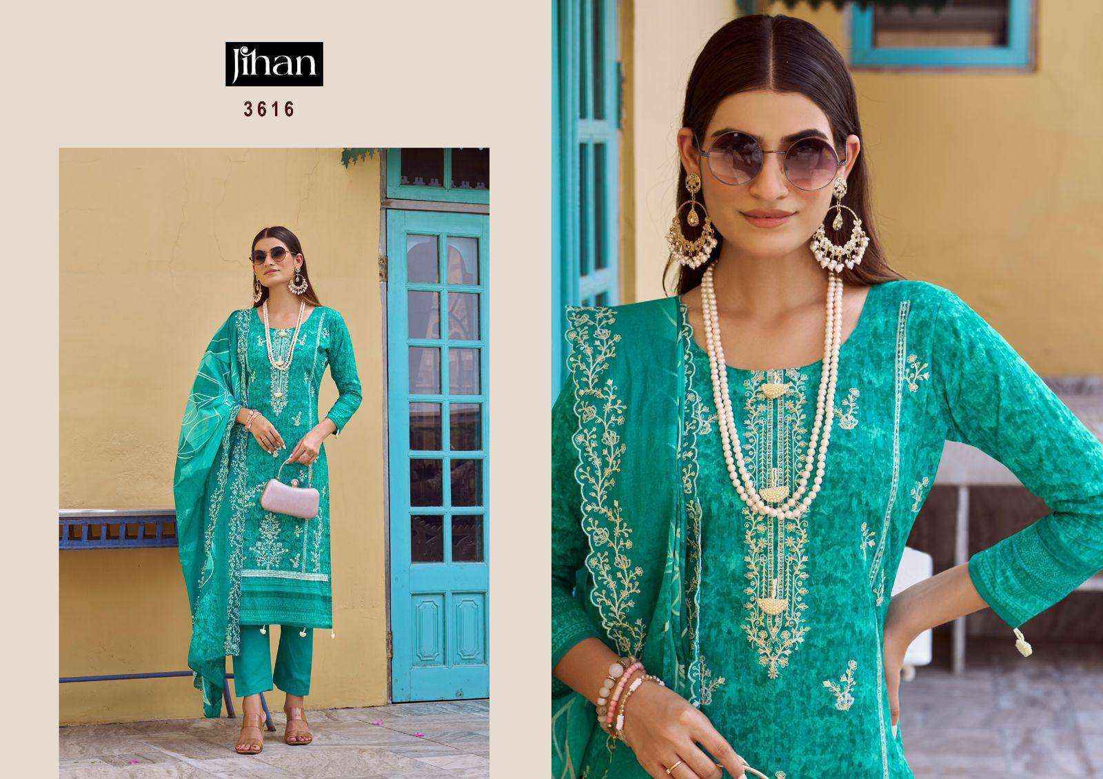 Jihan Bin Saeed Vol -17 Cotton Dress Material (4 pcs Catalogue)