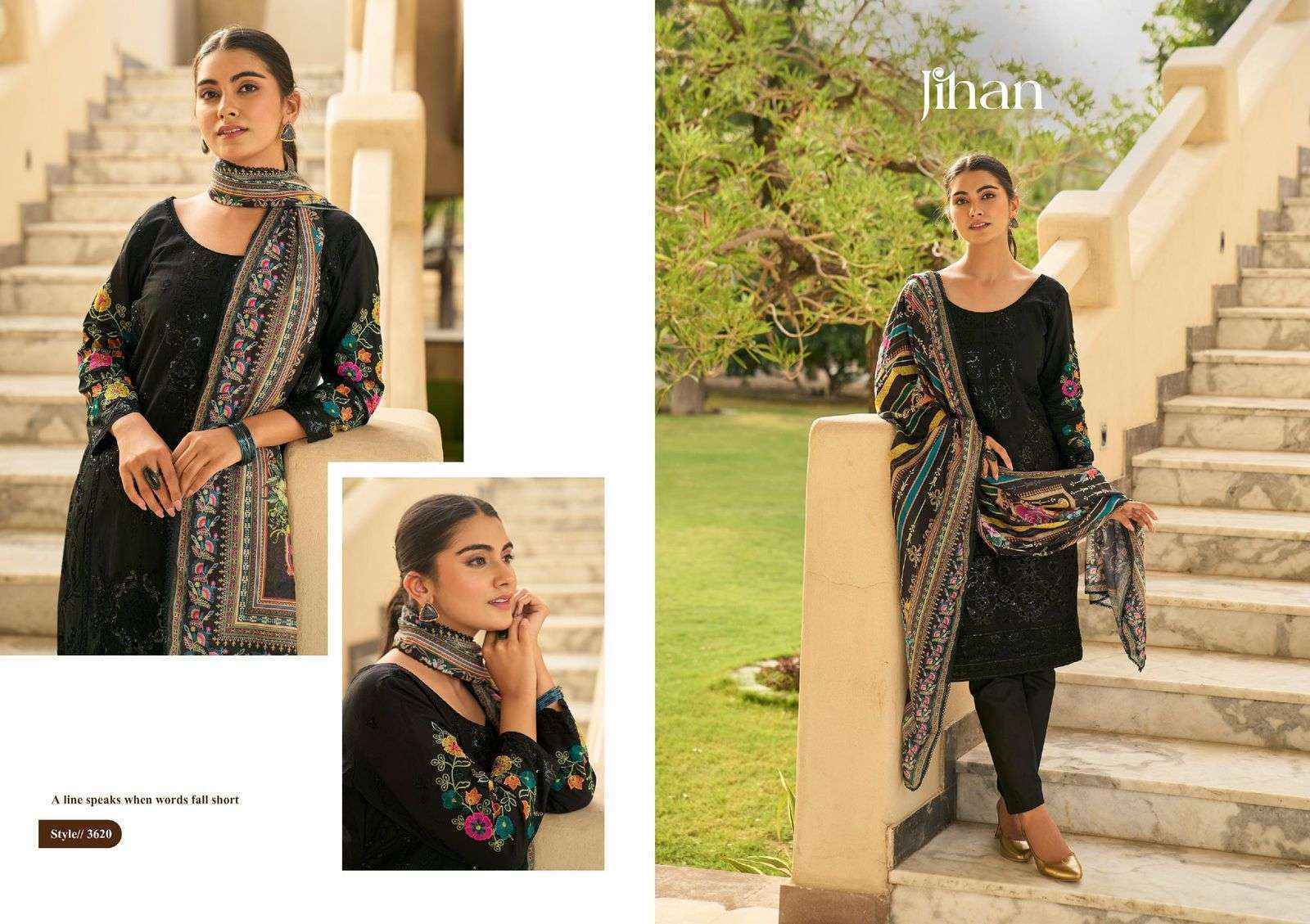 Jihan Taskeen Vol 3 Cotton Dress Material 6 pcs Catalogue